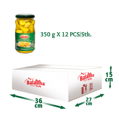 Baladna Pickled Hot Mini Peppers - Oriental