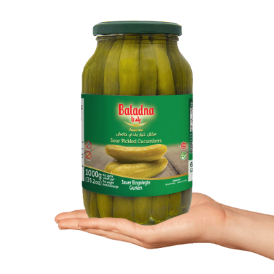 Baladna Zero Sour Pickled Cucumbers - Oriental