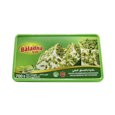 Baladna Halva covered with pistachios - Oriental