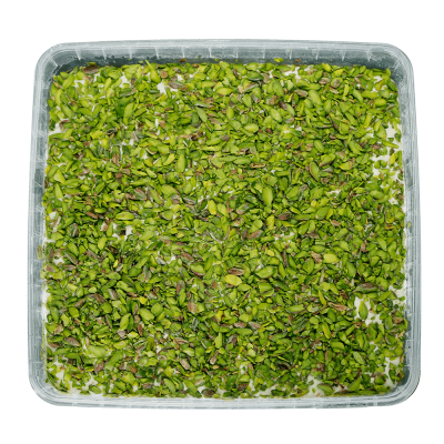 Baladna Halva covered with pistachios - Oriental