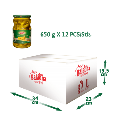 Baladna Pickled Lombardi Peppers - Oriental