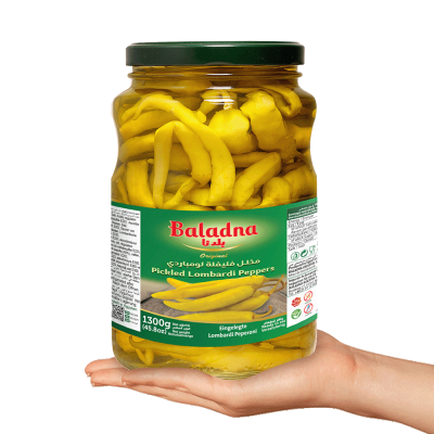 Baladna Pickled Lombardi Peppers - Oriental