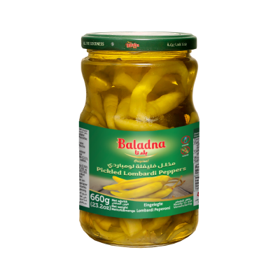 Baladna Pickled Lombardi Peppers - Oriental