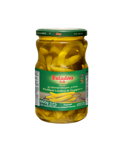 Baladna Pickled Lombardi Peppers - Oriental