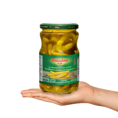 Baladna Pickled Lombardi Peppers - Oriental