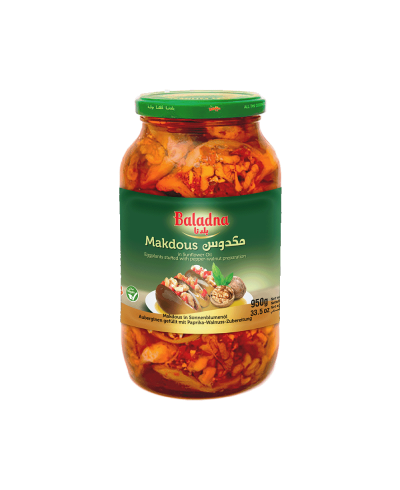 Baladna Makdous in Sunflower Oil Eggplants stuffed...