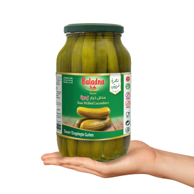 Baladna Sour Pickled Cucumbers Small - Oriental