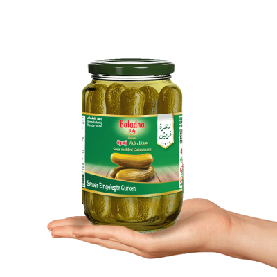 Baladna Sour Pickled Cucumbers Small - Oriental
