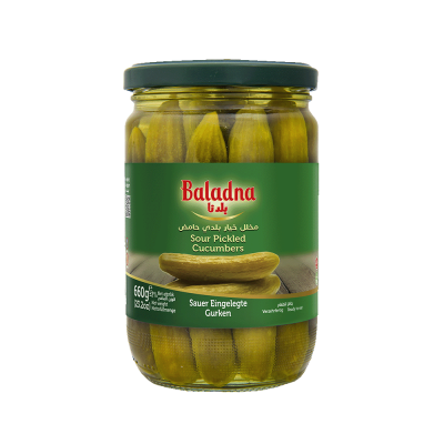 Baladna Hot Sour Pickled Cucumbers Oriental style - Oriental