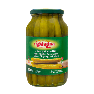 Baladna Hot Sour Pickled Cucumbers Oriental style - Oriental