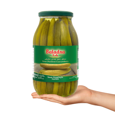 Baladna Hot Sour Pickled Cucumbers Oriental style - Oriental