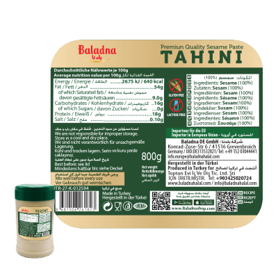 Baladna Tahini (Sesam paste) - Oriental