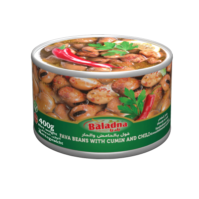 Baladna Fava big beans with cumin & chili - Oriental