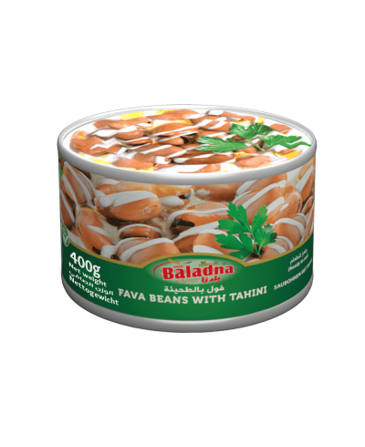 Baladna Fava big beans with Tahini - Oriental