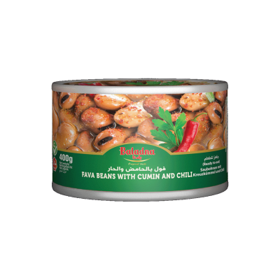 Baladna Fava big beans with cumin & chili - Oriental