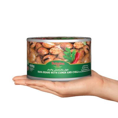 Baladna Fava big beans with cumin & chili - Oriental