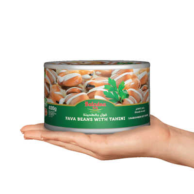 Baladna Fava big beans with Tahini - Oriental