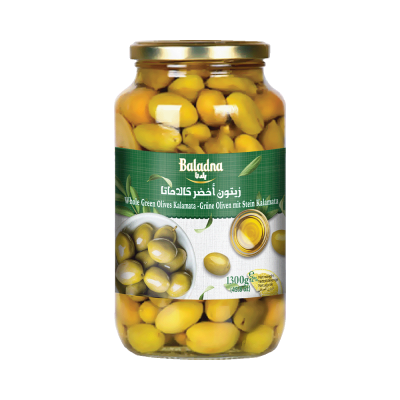 Baladna Whole Green Olives Kalamata - Oriental