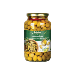 Baladna Whole Green Olives Salkini - Oriental