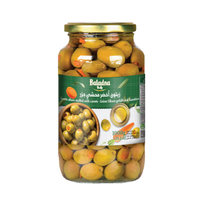 Baladna Green olives stuffed with carrots - Oriental