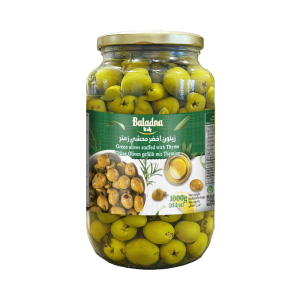 Baladna Green olives stuffed with Thyme - Oriental