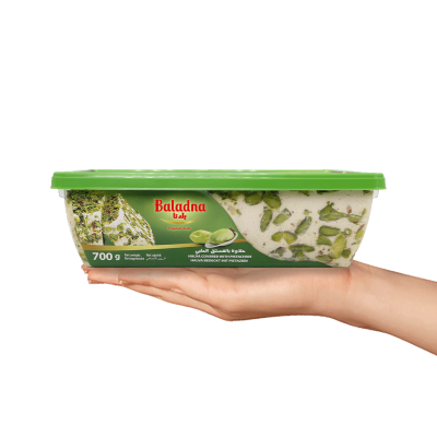 Baladna Halva covered with pistachios - Oriental