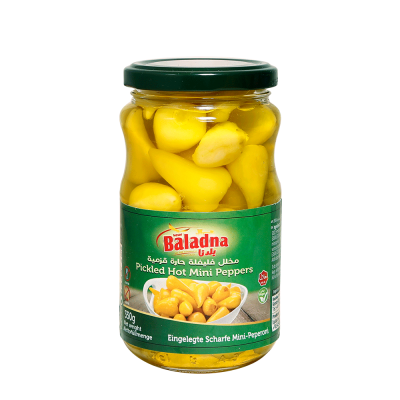 Baladna Pickled Hot Mini Peppers - Oriental