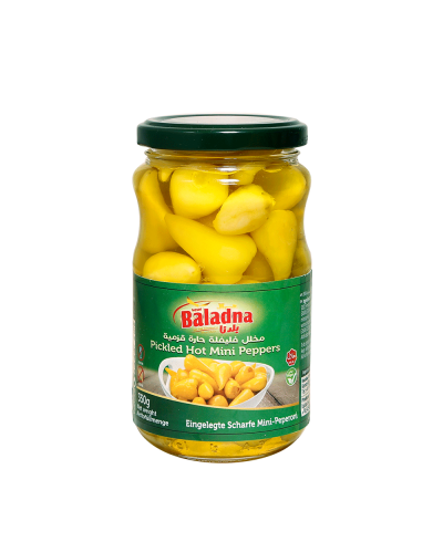 Baladna Pickled Hot Mini Peppers - Oriental