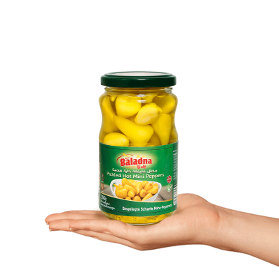 Baladna Pickled Hot Mini Peppers - Oriental