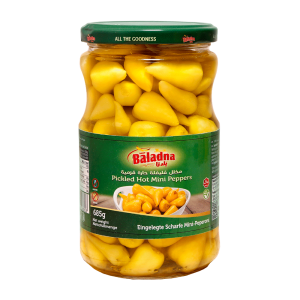 Baladna Pickled Hot Mini Peppers - Oriental