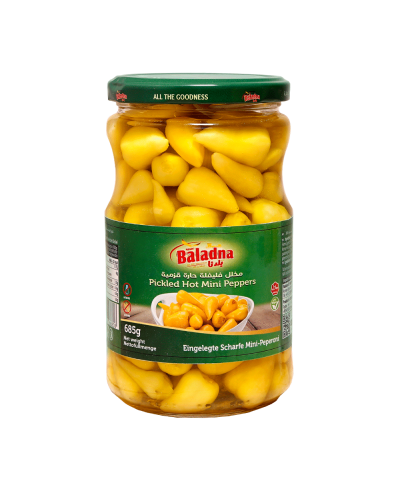 Baladna Pickled Hot Mini Peppers - Oriental