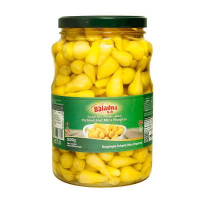 Baladna Pickled Hot Mini Peppers - Oriental