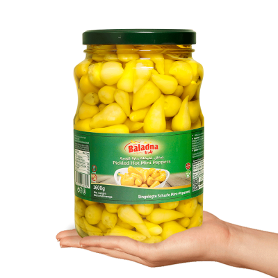 Baladna Pickled Hot Mini Peppers - Oriental