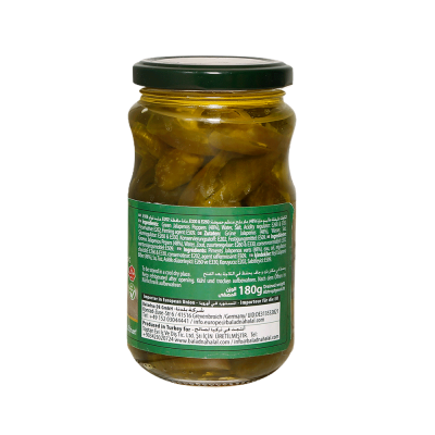 Baladna Sliced Green Jalapenos, Hot - Oriental