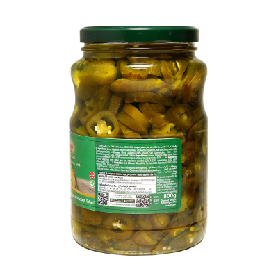 Baladna Sliced Green Jalapenos, Hot - Oriental