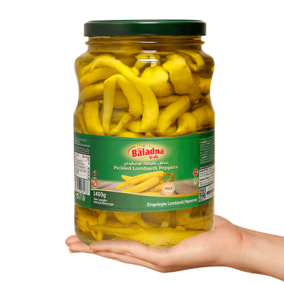 Baladna Pickled Lombardi Peppers - Oriental