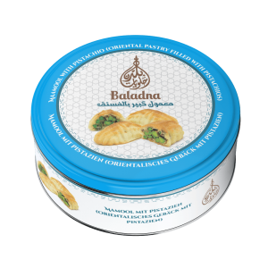 Baladna Maamool with Pistachio (Oriental pastry filled with pistachios) - Oriental