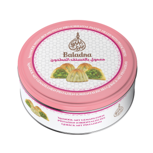 Baladna Maamool with ground Pistachio (Oriental pastry filled with pistachios) - Oriental