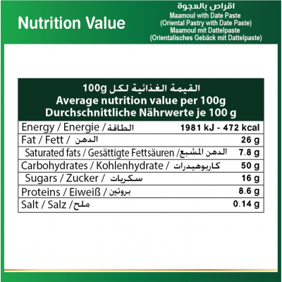 Baladna Maamoul with Date Paste (Oriental Pastry with Date Paste) - Oriental