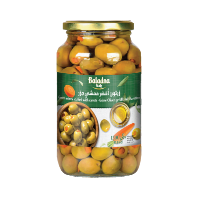 Baladna Green olives stuffed with carrots - Oriental