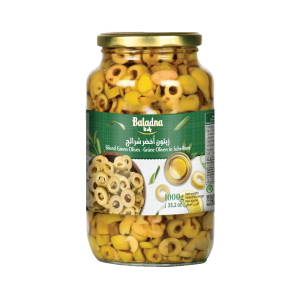 Baladna Sliced Green Olives - Oriental