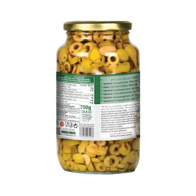 Baladna Sliced Green Olives - Oriental