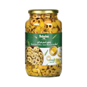 Baladna Sliced Green Olives - Oriental