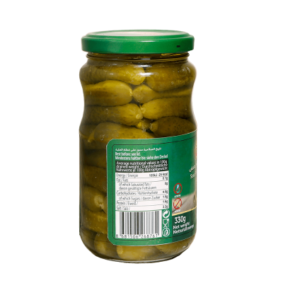 Baladna Sour Pickled Cornichons - Oriental