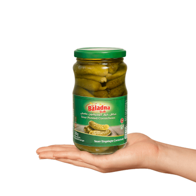 Baladna Sour Pickled Cornichons - Oriental