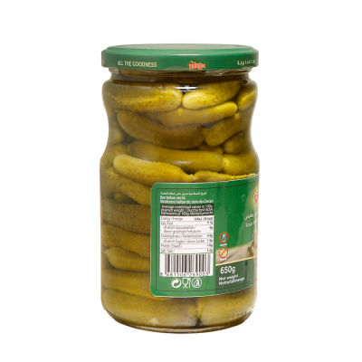 Baladna Sour Pickled Cornichons - Oriental