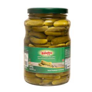 Baladna Sour Pickled Cornichons - Oriental