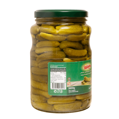 Baladna Sour Pickled Cornichons - Oriental