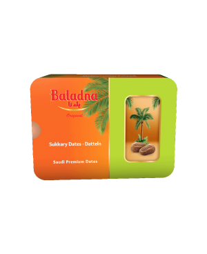 Baladna Sukkary Dates 6 pieces Gift Case - Oriental