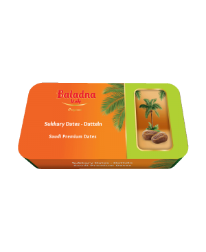 Baladna Sukkary  Dates 9 pieces Gift Case - Oriental
